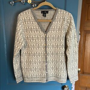 Soft Gray Cardigan Sweater